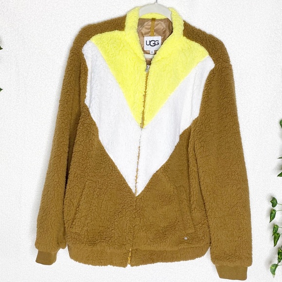{UGG} Annalise teddy chevron jacket - Picture 1 of 5